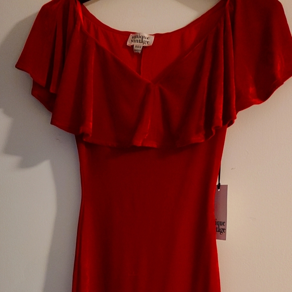 Unique Vintage Dresses & Skirts - Red dress NWT from Unique Vintage